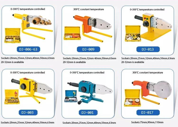 Plastic Pipe Welding Machine Termofusoras Socket Fusion PPR Plastic Welding Machine