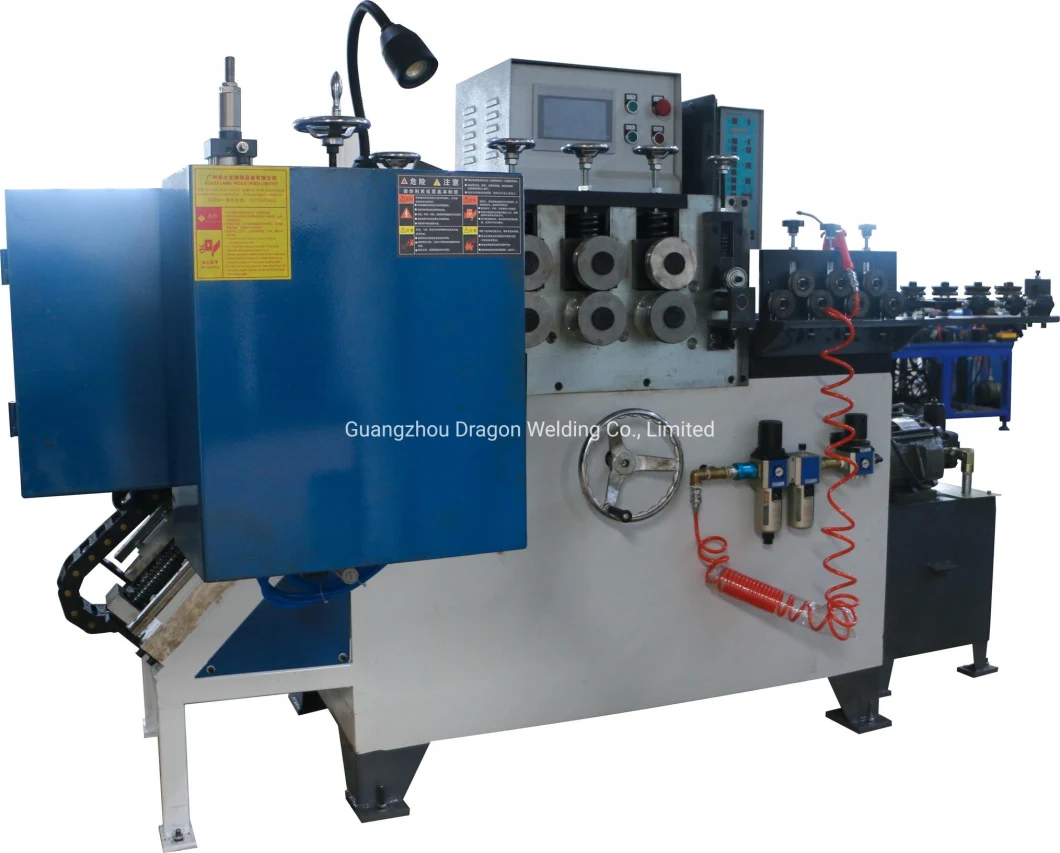 Manufacturing Bender Maker CNC Automated Butt Welding Hydraulic Servo Ring Making Machine