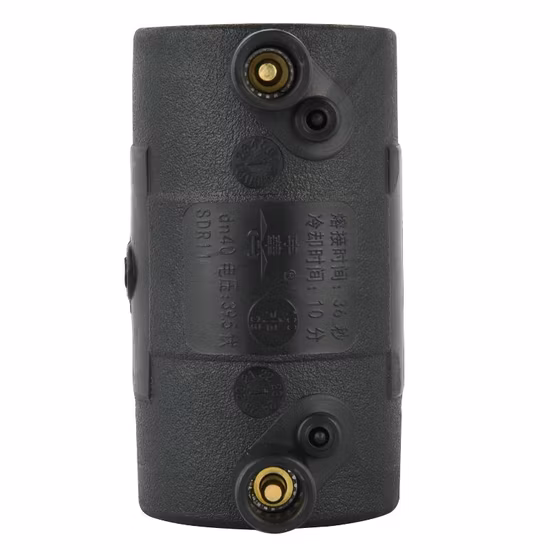 PE100 Pn16 Pn10용 전기융합 HDPE PE 파이프 피팅 전기융합 커플링